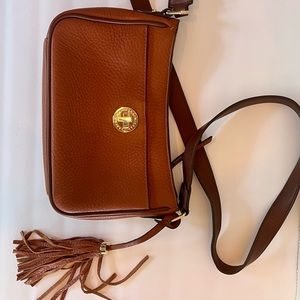 Isaac Mizrahi pebbled leather crossbody